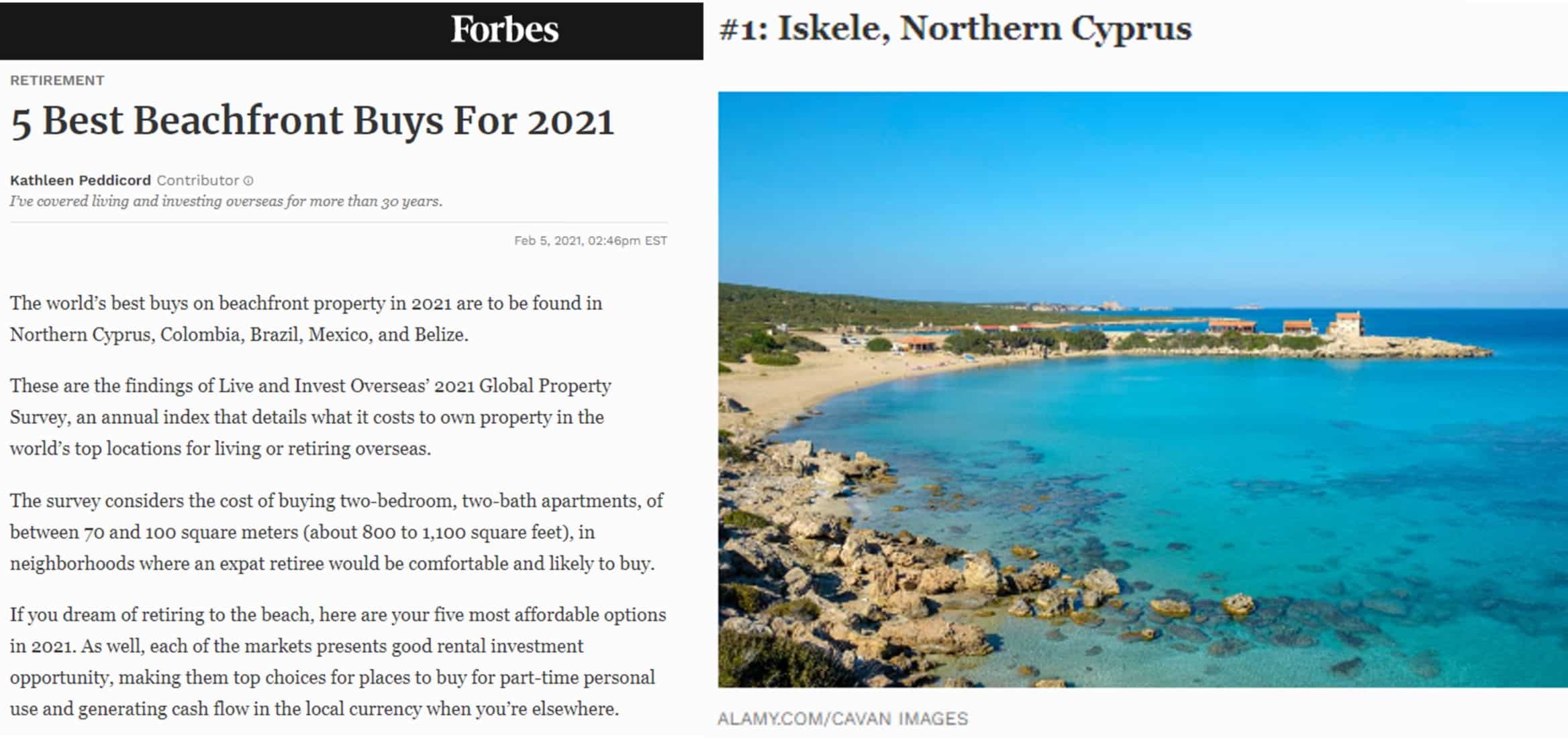 Iskele: de beste locatie voor beachfront-vastgoed in Noord-Cyprus