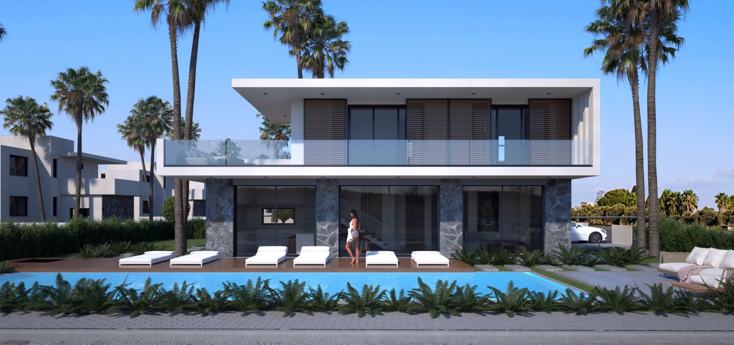 Moderne Villa met zwembad in Famagusta